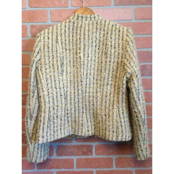 Louben Alpaca Wool Mohair Cotton Tweed Blazer Jacket Size 6 - Picture 2 of 6